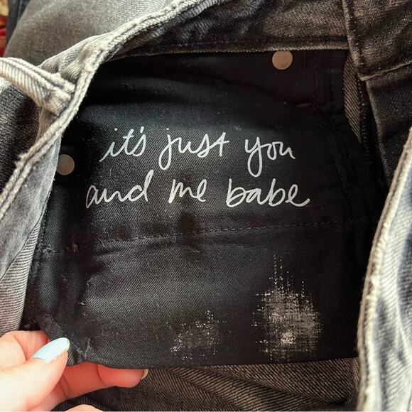 GRLFRND Eva Denim Mini Skirt in Silver Spoon Wash - Picture 8 of 10